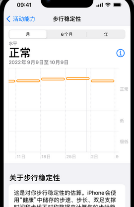 喀什iPhone手机维修如何在iPhone开启'步行稳定性通知'