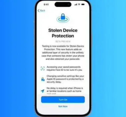 喀什苹果授权维修店分享被盗设备保护功能开启方法 